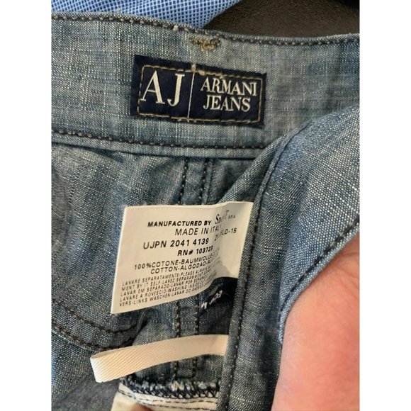 Armani Relaxed Fit Denim Jeans - Picture 9 of 10